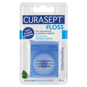Curasept Classic Waxed Dental Floss with Chlorhexidine 1 Pack