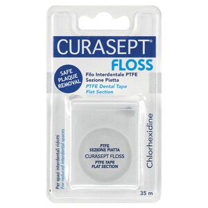 Curasept PTFE Floss with Chlorhexidine White 1 Pack