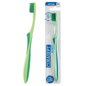 Curasept Softline Medium 017 Toothbrush 1 Pack (Colours selected at random)