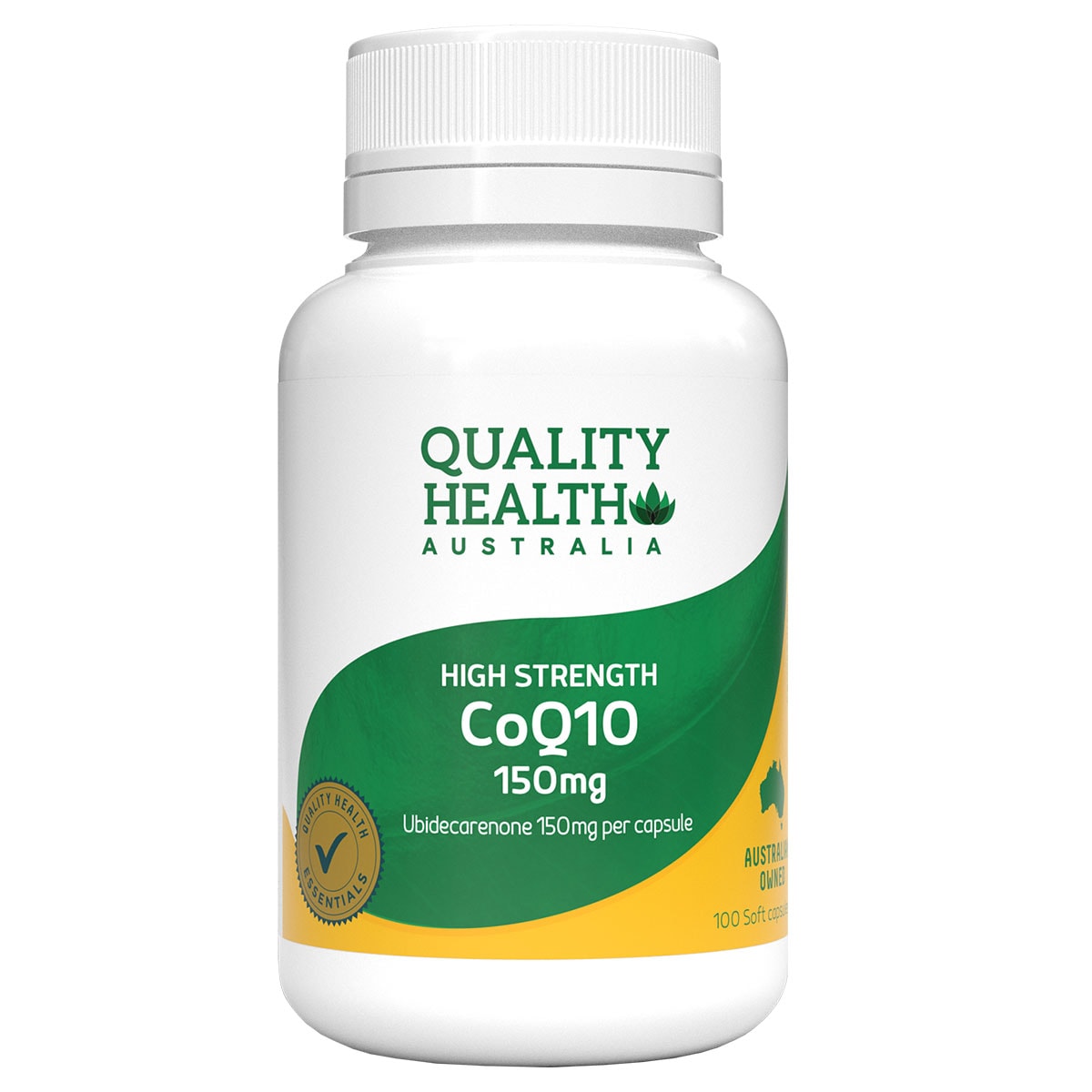 Quality Health High Strength CoQ10 150mg 100 Capsules | Healthylife Australia