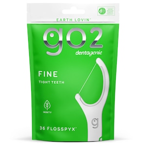 GO2 Dentagenie Fine Flosspyx Minty 36 Pack