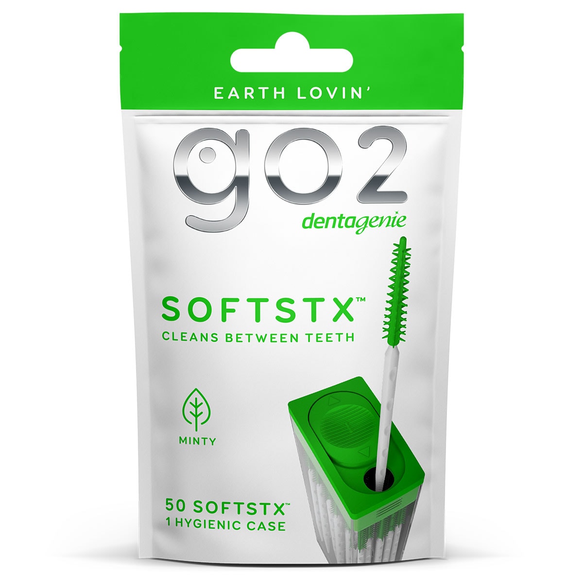 GO2 Dentagenie Softstx Minty 50 Pack