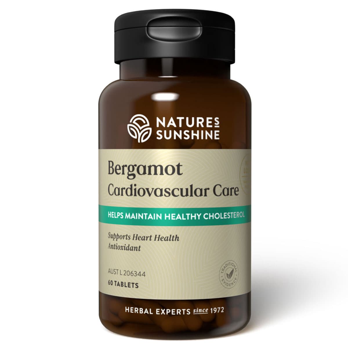 Nature's Sunshine Bergamot Cardiovascular Care 60 Tablets