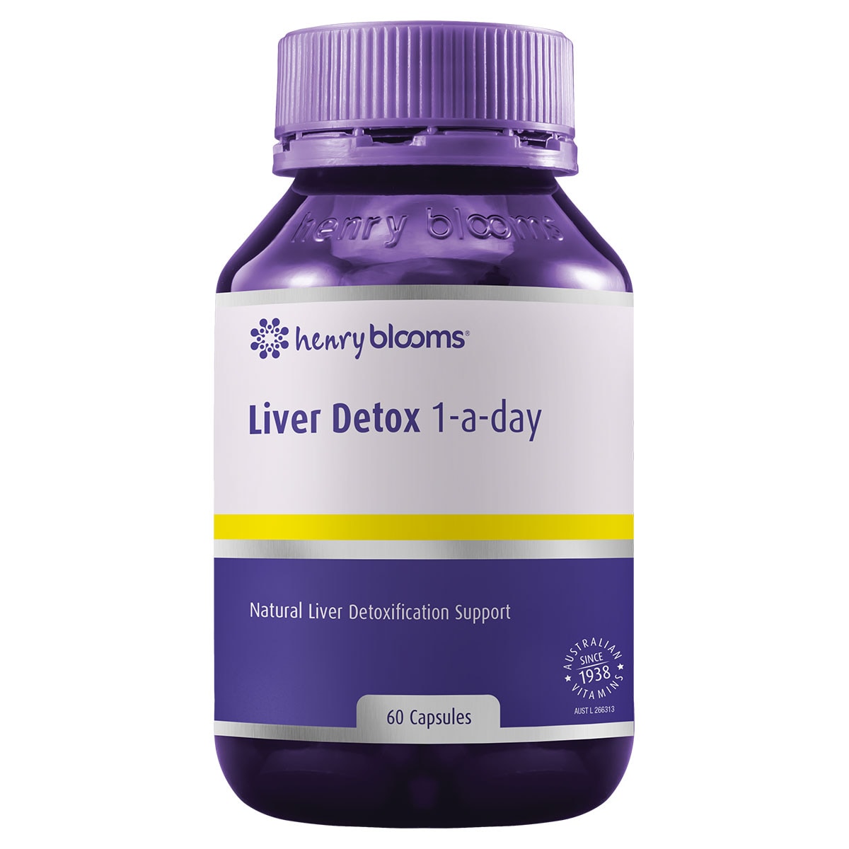 Henry Blooms Liver Detox 60 Vege Capsules