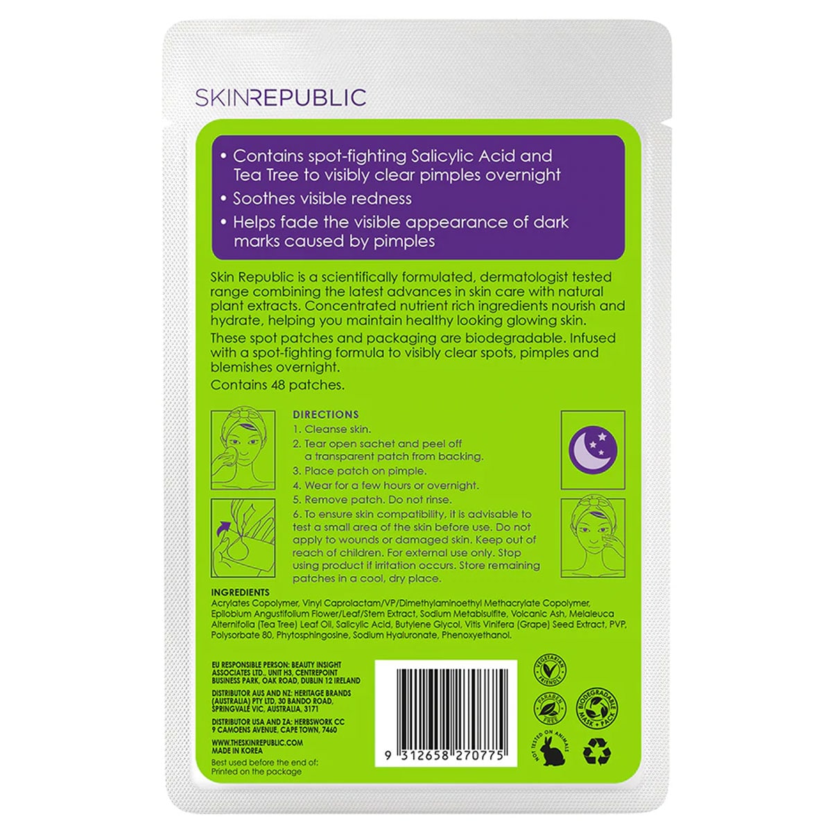 Skin Republic Spot Clear Salicylic Acid Patch (48 Patches)