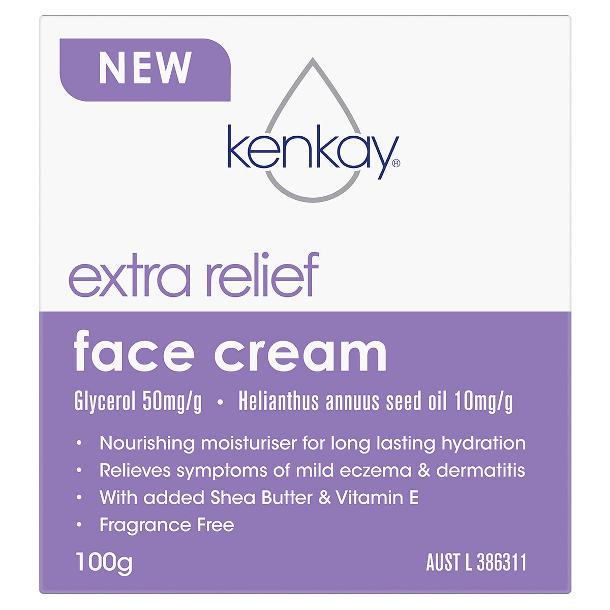 Kenkay Extra Relief Facial Moisturiser 100g Jar