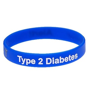 Mediband Type2 Diabetes Wristband Large