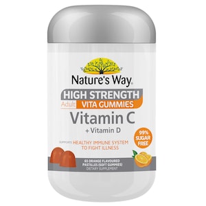 Natures Way Adult Vita Gummies High Strength Vitamin C + Vitamin D 65 Pack