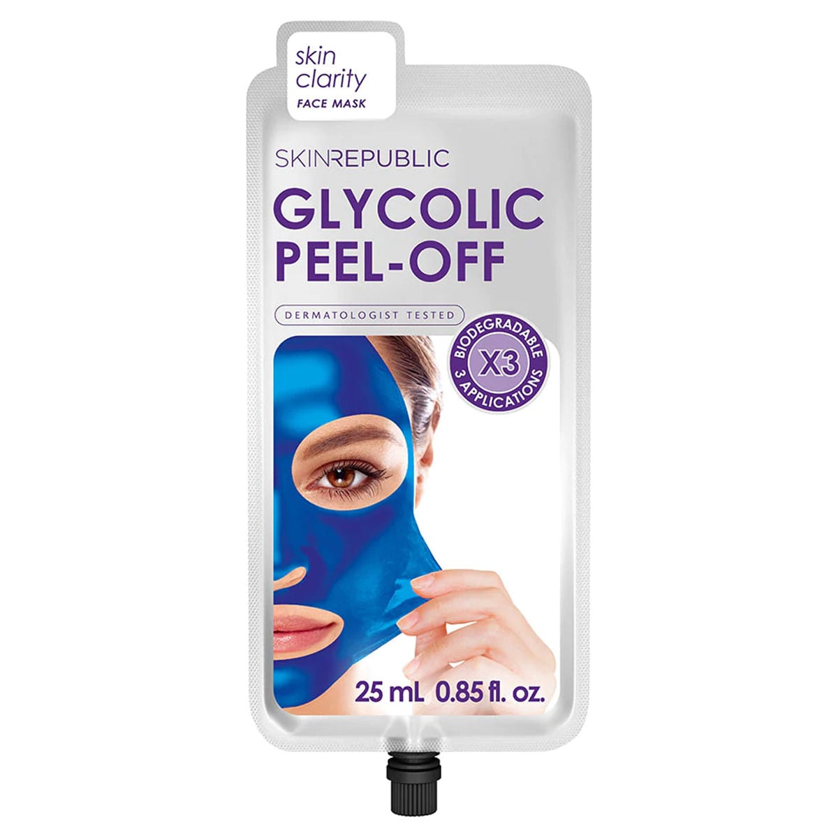 Skin Republic Glycolic Peel-Off Face Mask (3 Applications)