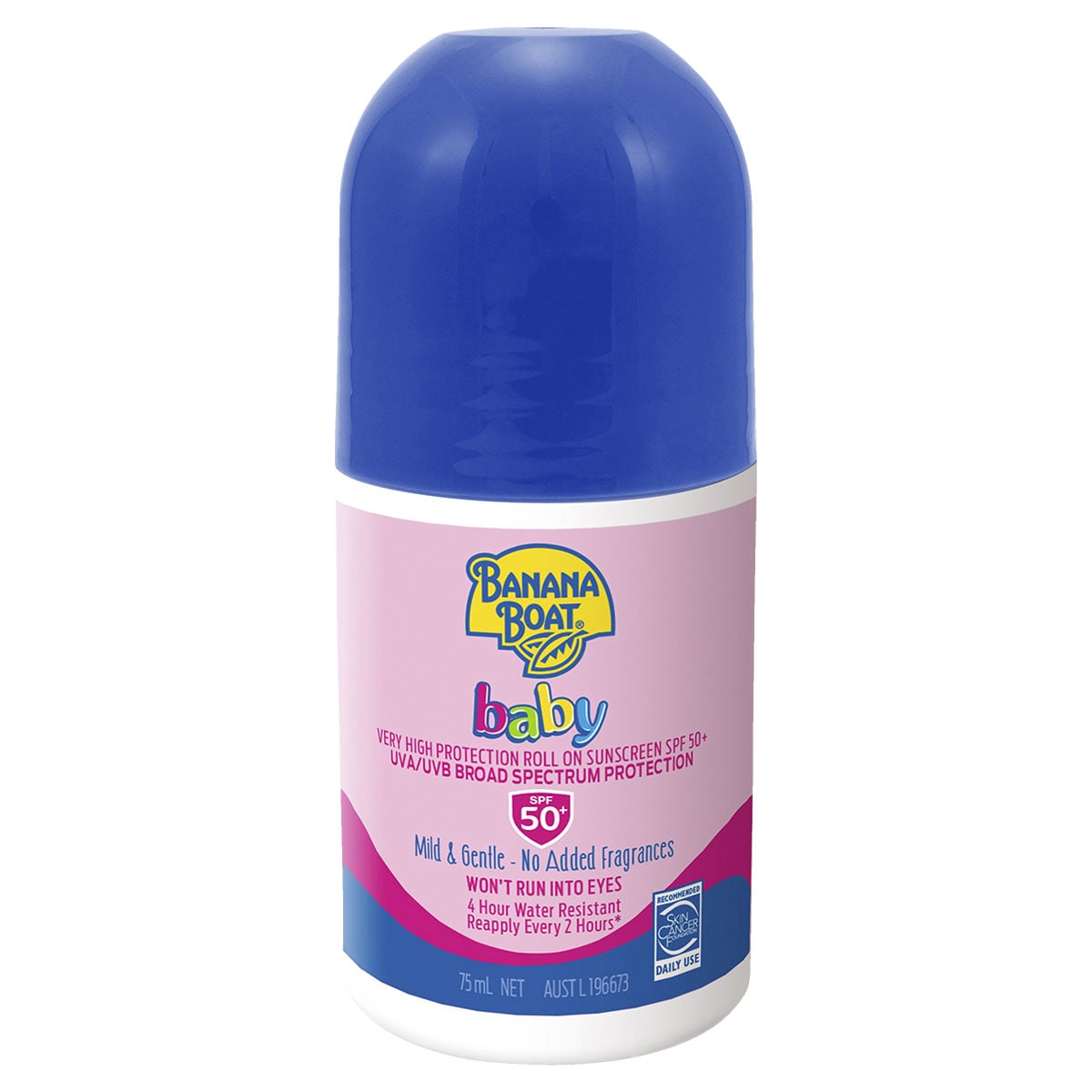 Banana Boat Sunscreen Baby Roll On SPF50 75ml