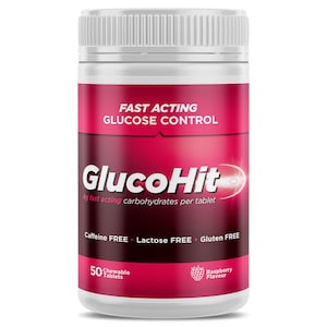 Glucohit Glucose Raspberry 50 Tablets