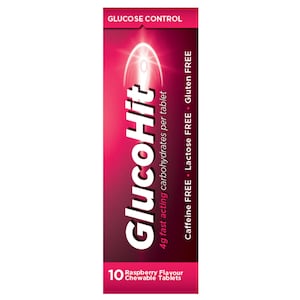 Glucohit Glucose Raspberry 10 Tablets