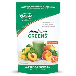 Morlife Alkalising Greens Tropical Crush 200g
