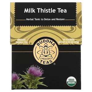 Buddha Teas Organic Herbal Milk Thistle Tea 18 Pack