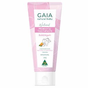 Gaia Natural Baby Bubblegum Toothpaste 50g