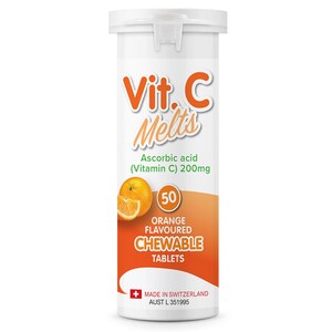 Vitamin C Melts Chewable 50 Tablets
