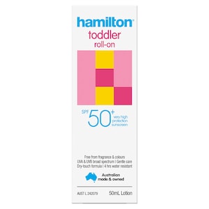 Hamilton Sunscreen Toddler Roll on SPF50 50ml