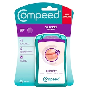 Compeed Discreet Cold Sore Healing Patch 15 Pack