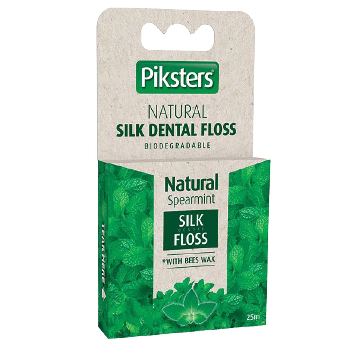 Piksters Natural Silk Floss Spearmint Flavour 25m