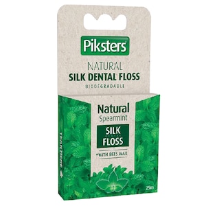 Piksters Natural Silk Floss Spearmint Flavour 25m