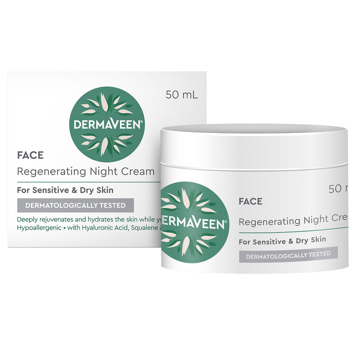 Night Cream for Dry and Sensitive Skin 50 ml