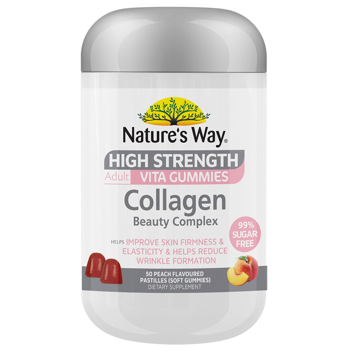 Natures Way High Strength Adult Vita Gummies Collagen Beauty Complex 50 Pack | Healthylife Australia