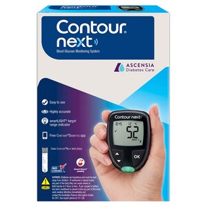 Contour Next Blood Glucose Monitoring System Meter Kit