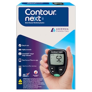 Contour Next Blood Glucose Monitoring System Meter Kit