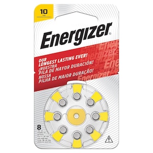 Energizer Hearing Aid Batteries AZ10 8 Pack