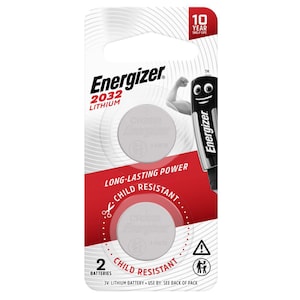 Energizer Lithium Battery CR2032 2 Pack
