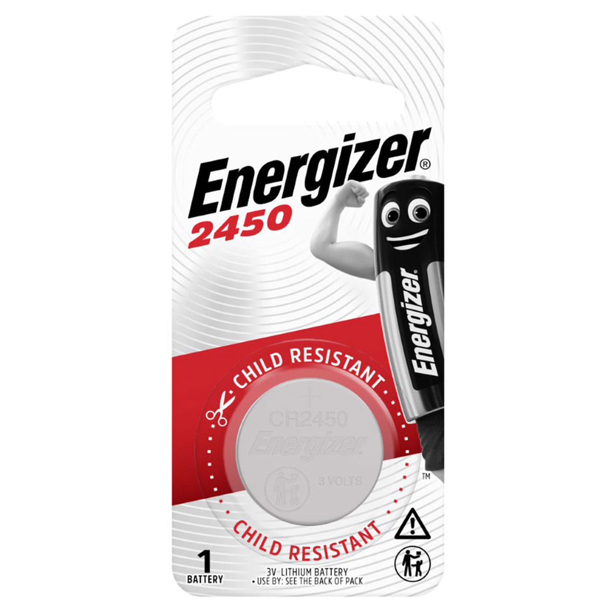 Energizer Lithium Battery CR2450 1 Pack