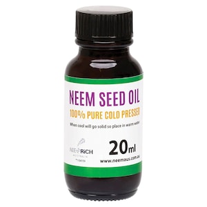 Neeming Australia Neem Seed Oil 100% Pure & Cold Pressed 20ml