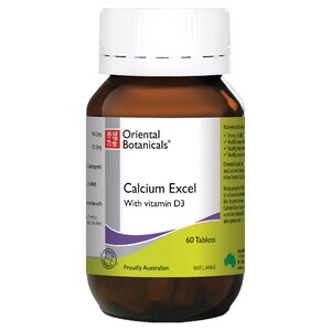 Oriental Botanicals Calcium Excel 60 Tablets