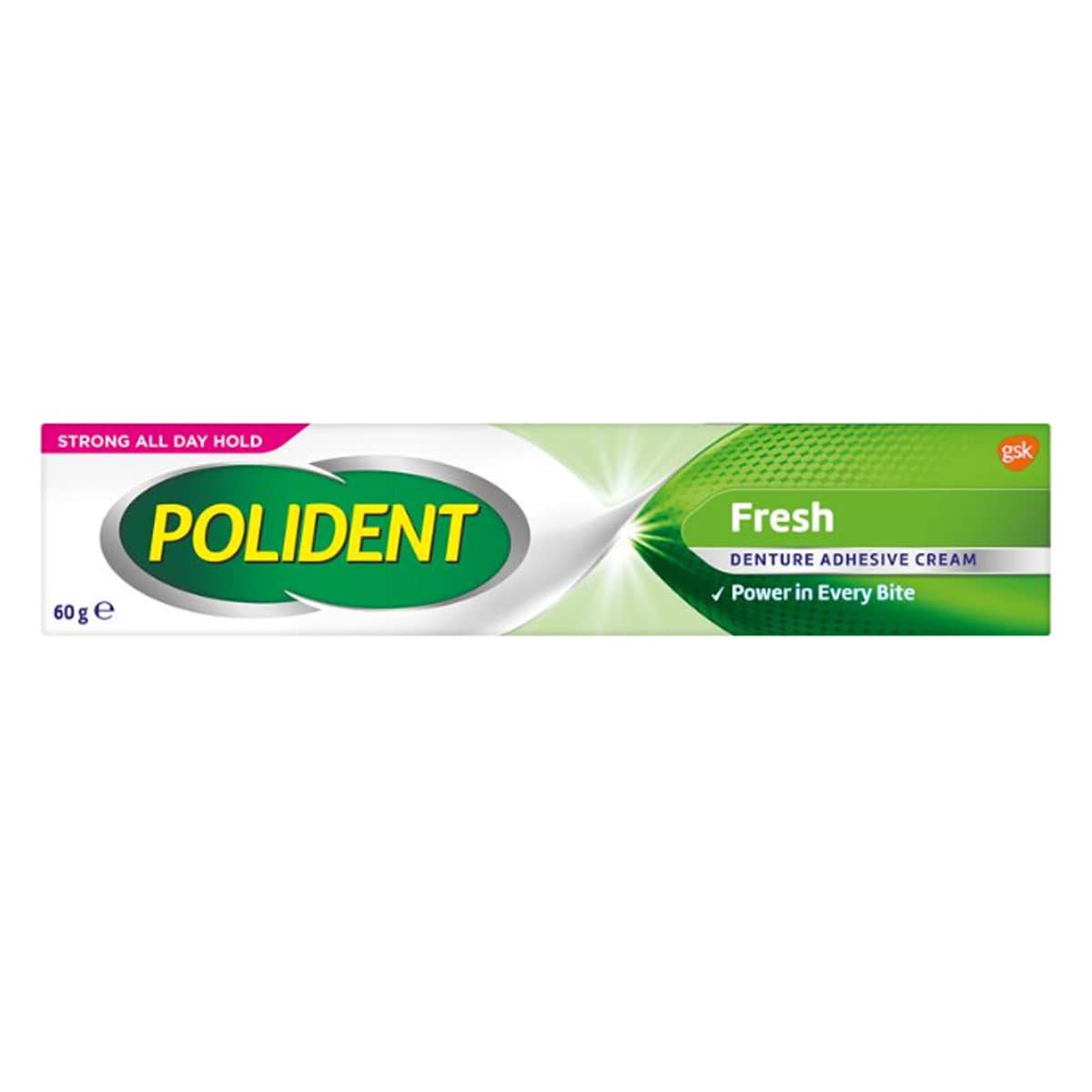 Polident Denture Adhesive Cream Fresh 60g