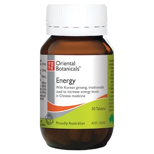 Oriental Botanicals Energy 30 Tablets (New Formula)