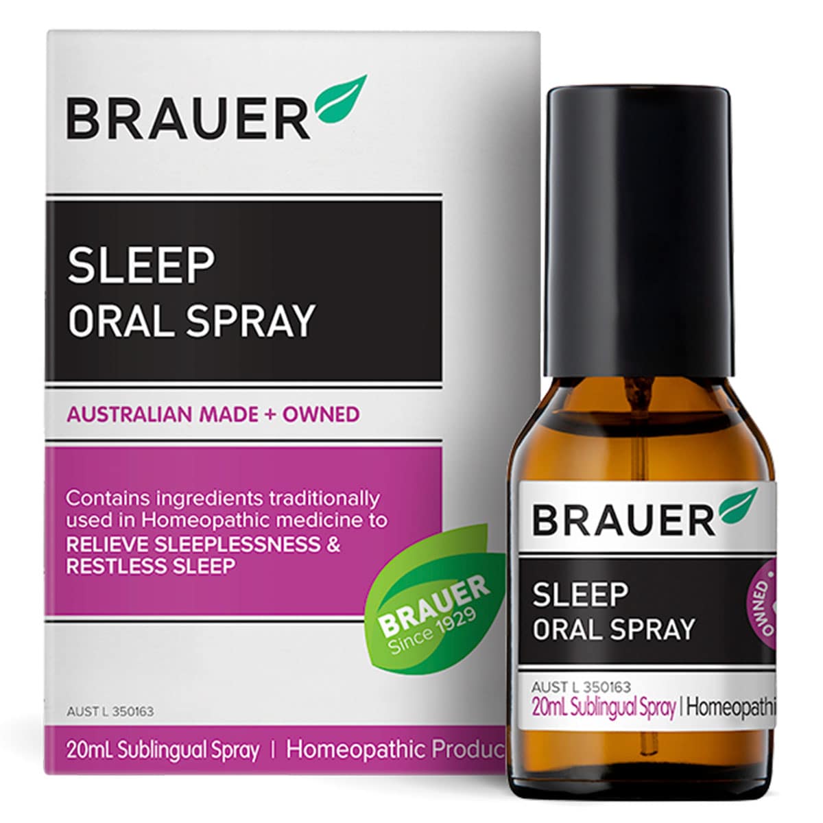 Brauer Sleep Oral Spray 20ml | Healthylife Australia