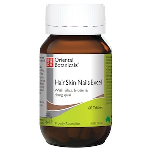 Oriental Botanicals Hair Skin Nails Excel 60 Tablets