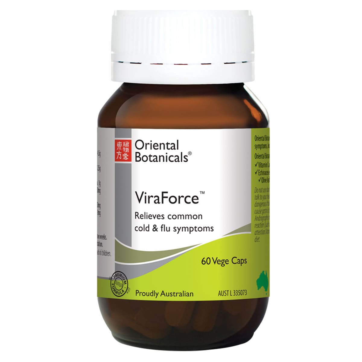 Oriental Botanicals ViraForce 60 Vege Capsules