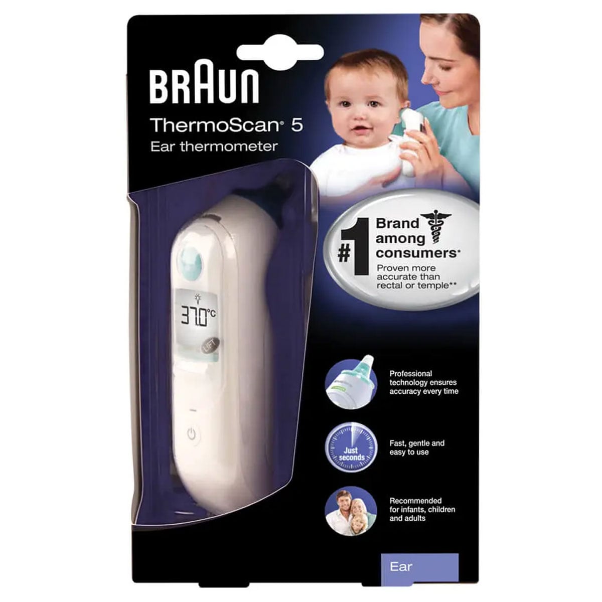 Braun ThermoScan 5 IRT 6030 Ear Thermometer