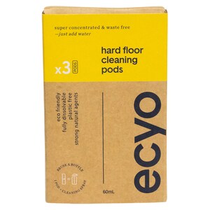 ECYO Hard Floor Cleaning Pods 3 Pack