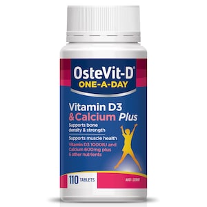 OsteVit-D One-a-Day Vitamin D3 & Calcium Plus 110 Tablets