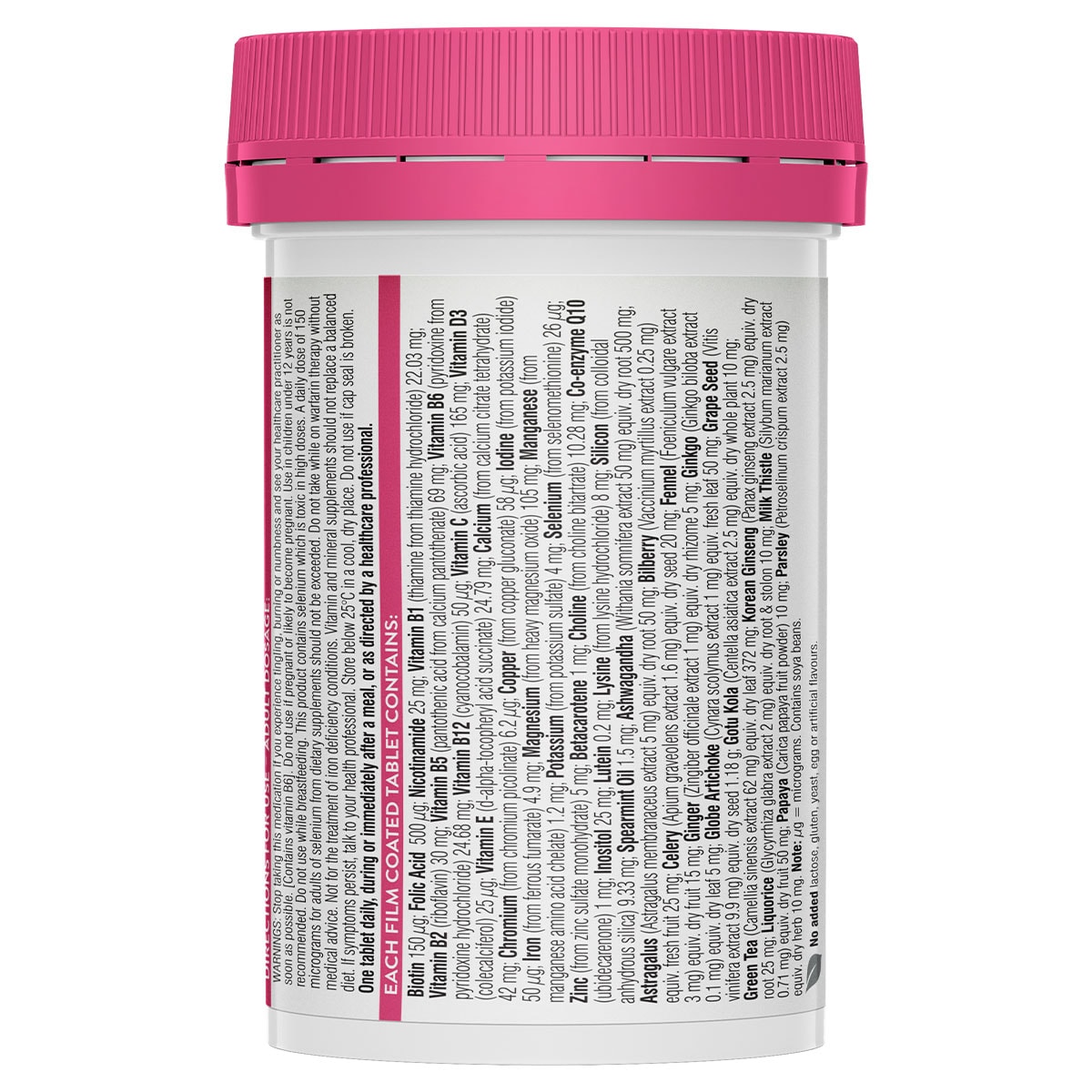Swisse Ultivite Womens Multivitamin 60 Tablets (Improved Formula)