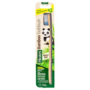 Piksters Bamboo Toothbrush Soft Assorted Colours