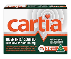 Cartia Low Dose Aspirin 28 Tablets