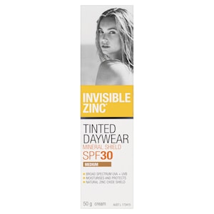 Invisible Zinc Tinted Day Wear Medium SPF30+ 50g