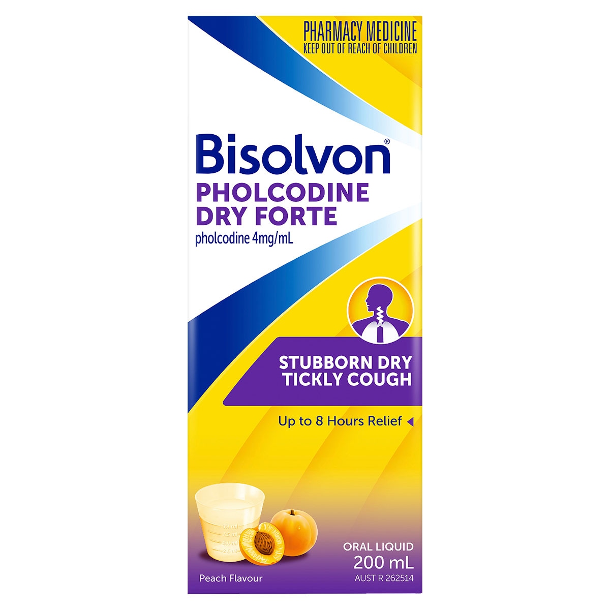 Bisolvon Pholcodine Dry Forte Cough Liquid 200ml