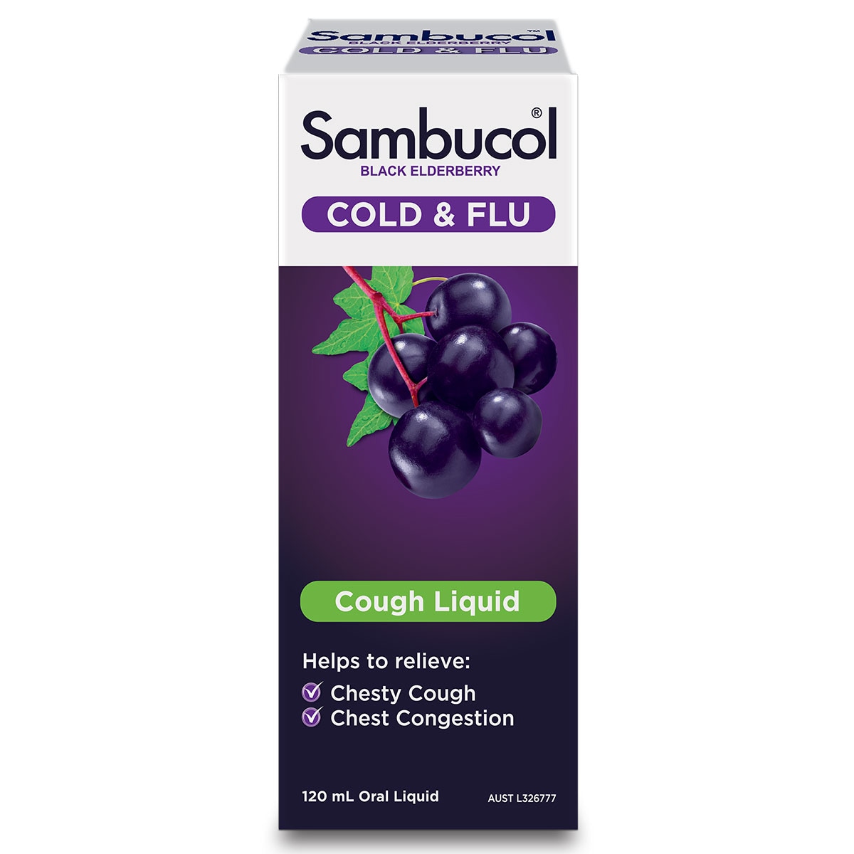Sambucol Cough Relief Liquid 120ml