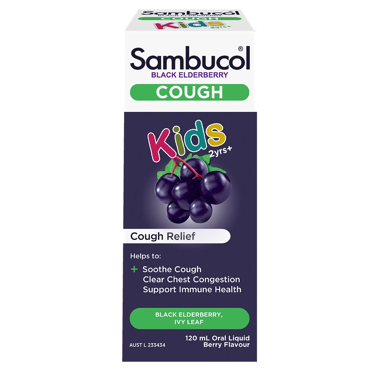 Sambucol Kids Cough Relief Liquid 120ml