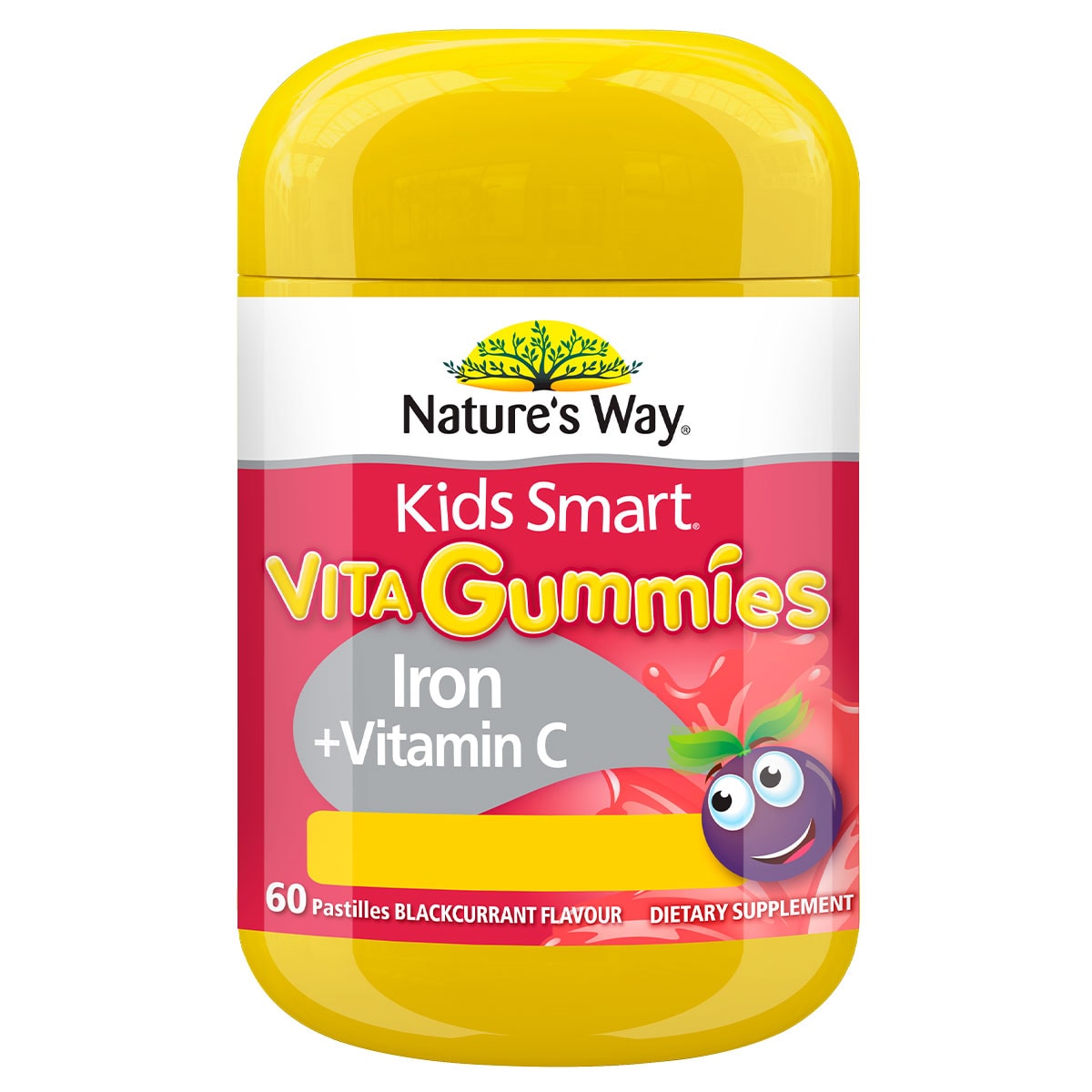 Natures Way Kids Smart Vita Gummies Iron + Vitamin C 60 Pack