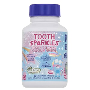 Jack n Jill Tooth Sparkles Tooth Cleaning Calcium Chews 60 Tablets